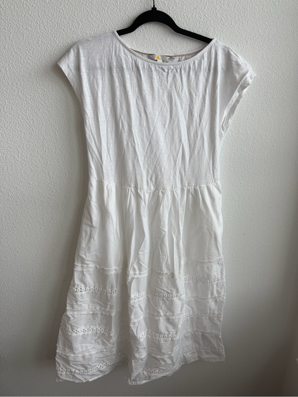 Boden Mixed Trim Dress Size 8
